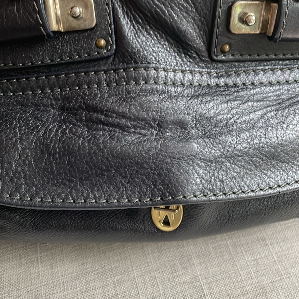 Chloe black leather ACIER bag o/s - Picture 5 of 14